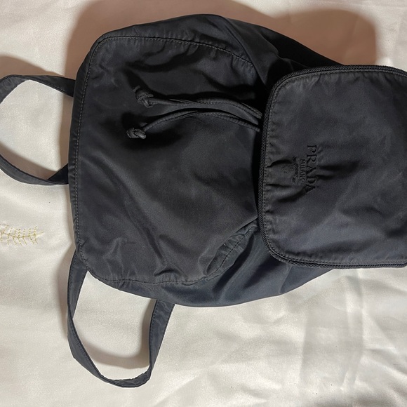 Prada Tessuto Nylon mini Backpack, vintage 2000s black authentic - Picture 12 of 15
